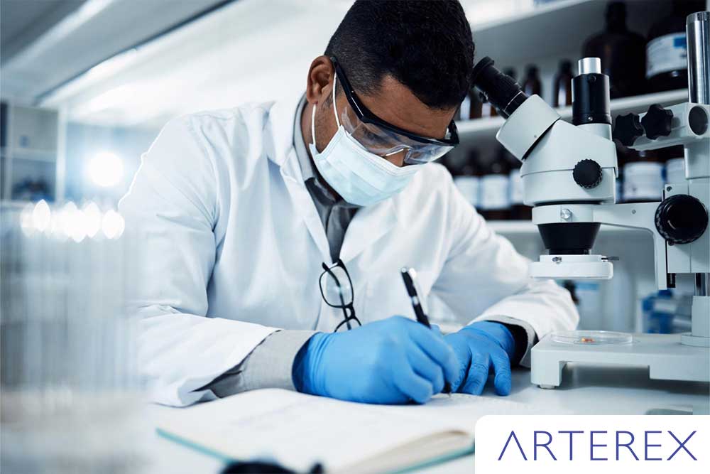 medical representative writing the research