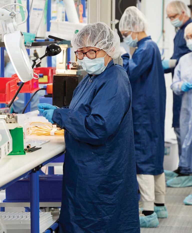 Women employee working at Arterex Medical unit
